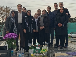 آغاز سال نو کنار مزار اهداکنندگان زندگی؛ هفت‌سینِ مهربانی در قطعه 307 بهشت زهرا